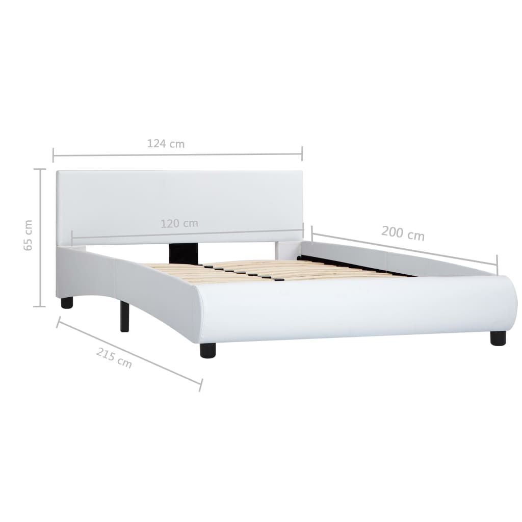 Bedframe kunstleer 140x200 cm