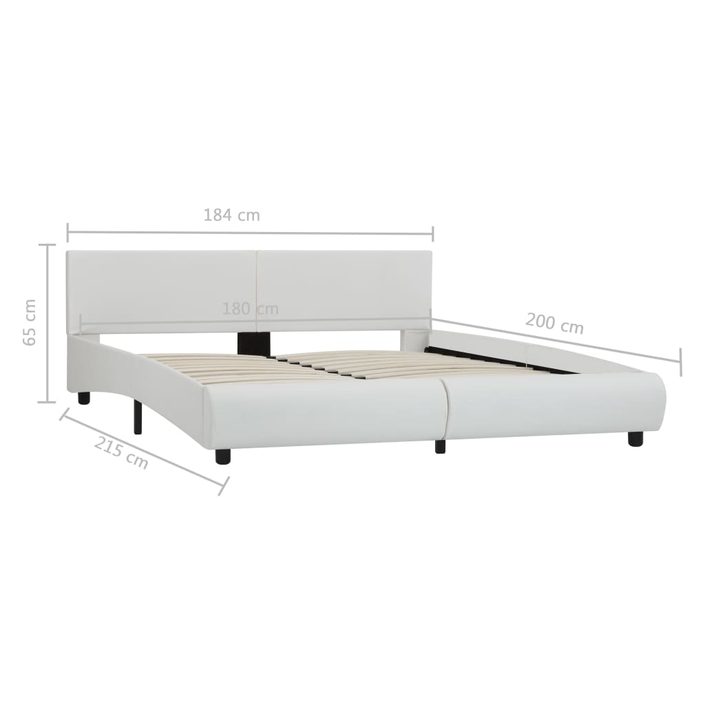 Bedframe kunstleer 140x200 cm