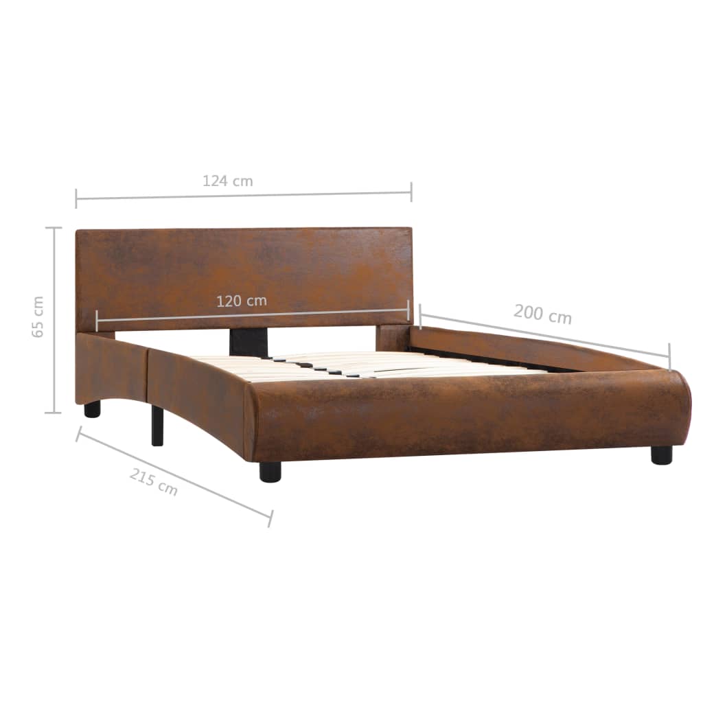 Bedframe kunstleer 140x200 cm