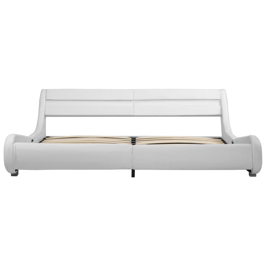 Bedframe met LED kunstleer 180x200 cm