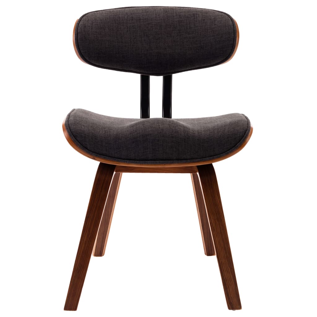 Eetkamerstoelen 6 st gebogen hout kunstleer