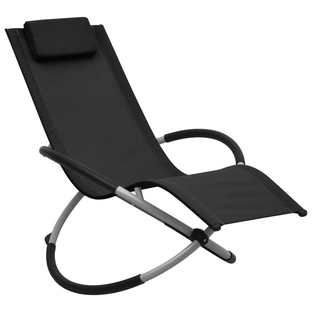 Chaise longue pour enfants en acier