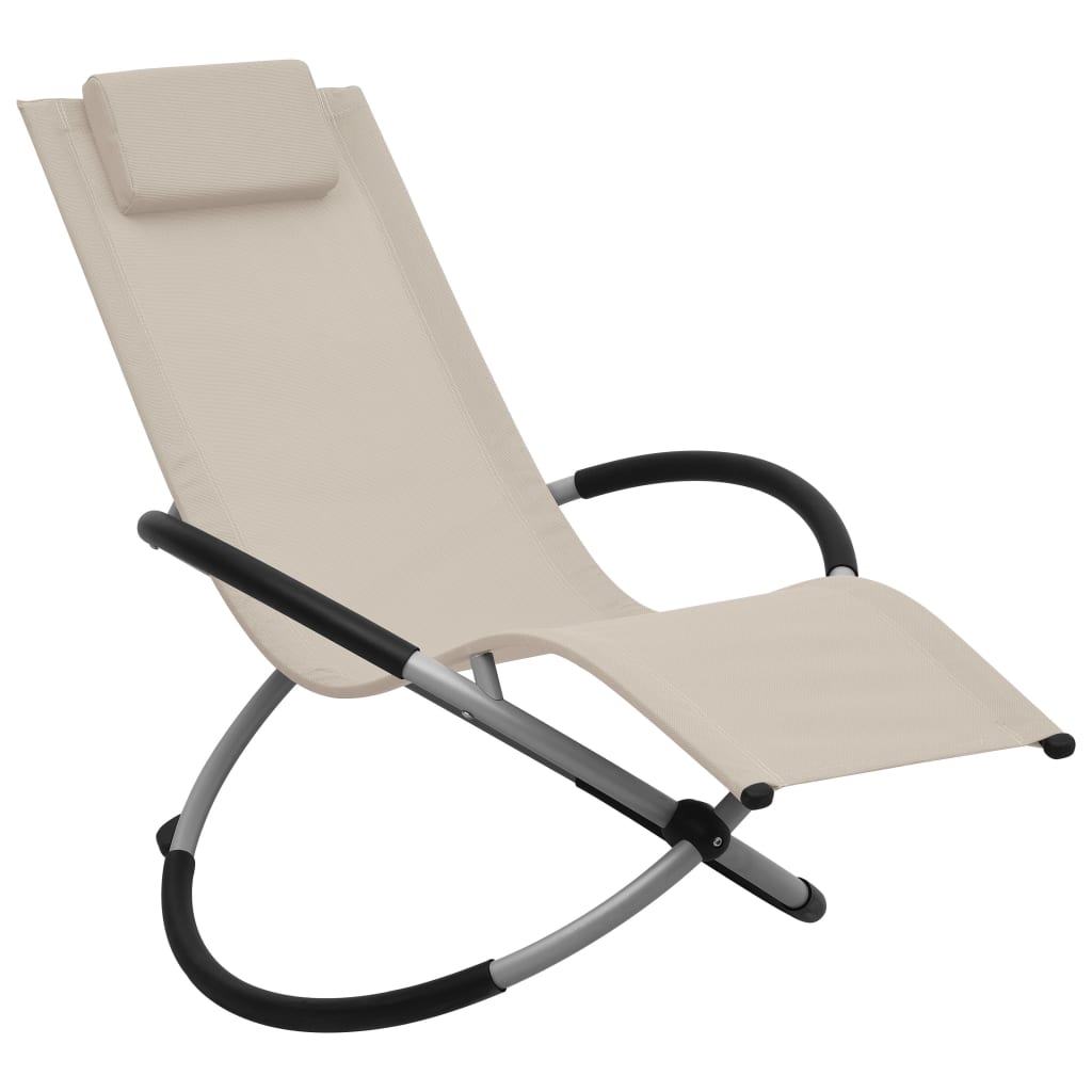 Chaise longue pour enfants en acier