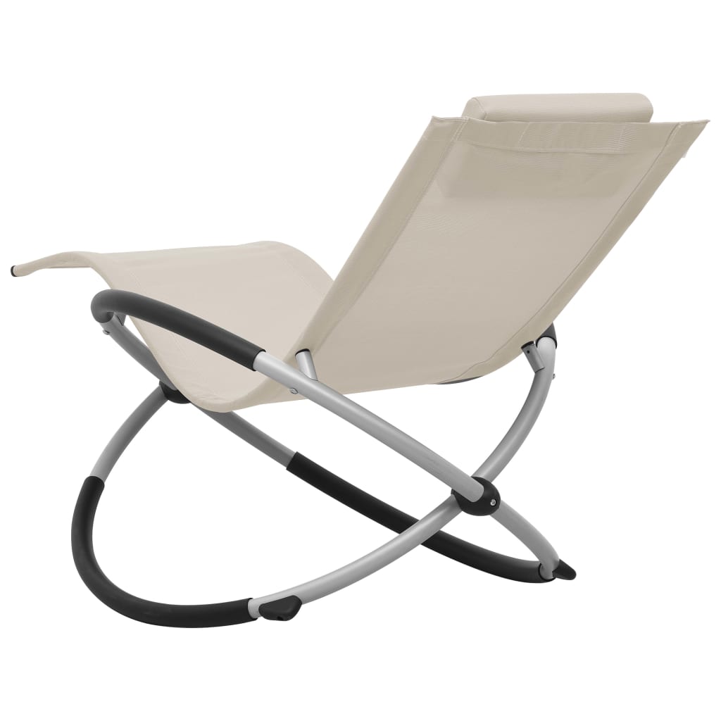 Chaise longue pour enfants en acier