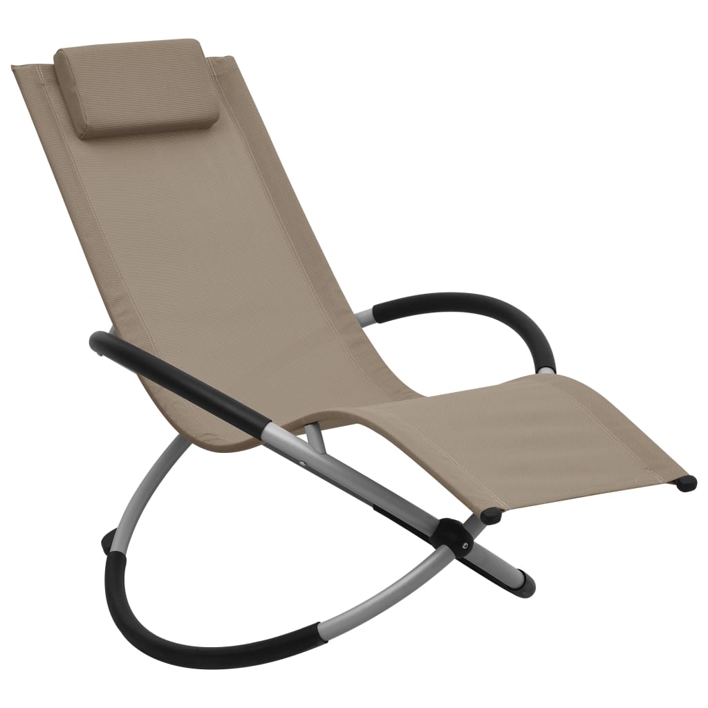 Chaise longue pour enfants en acier