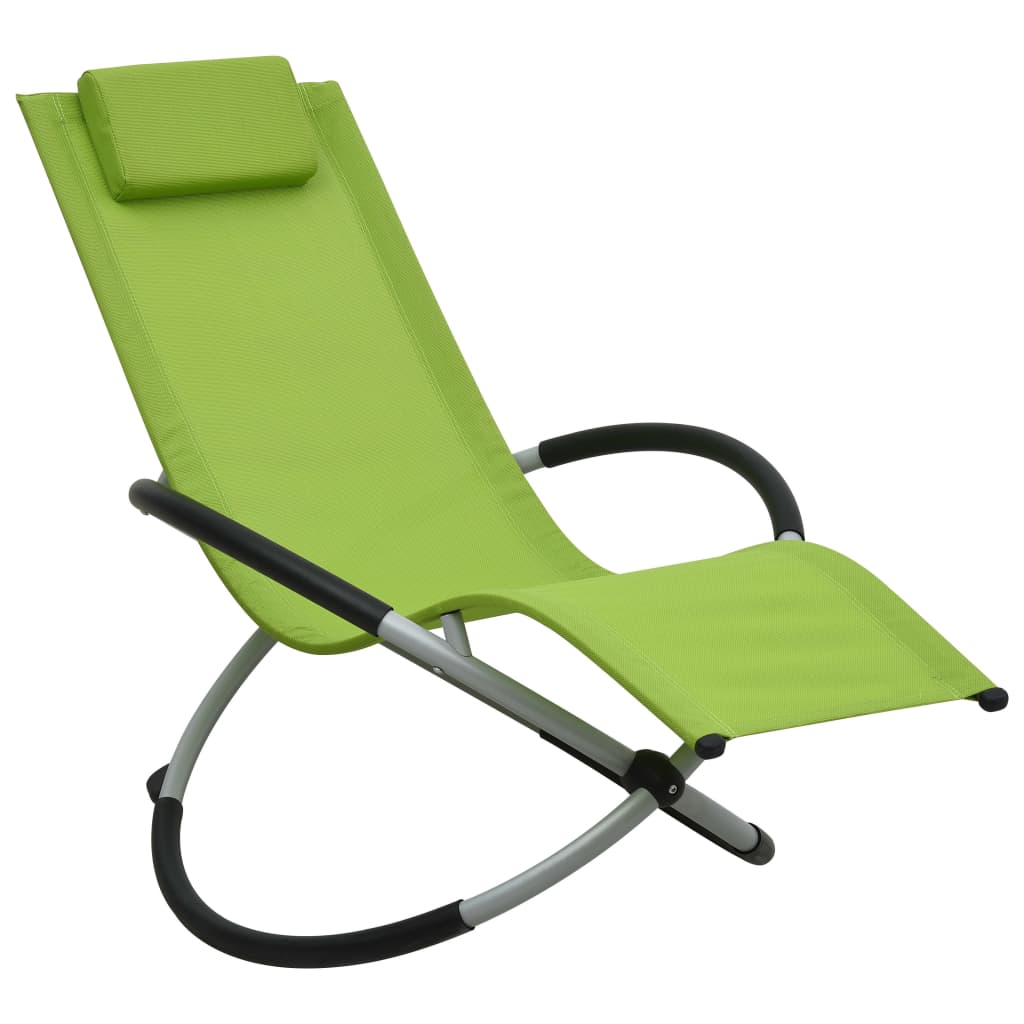 Chaise longue pour enfants en acier