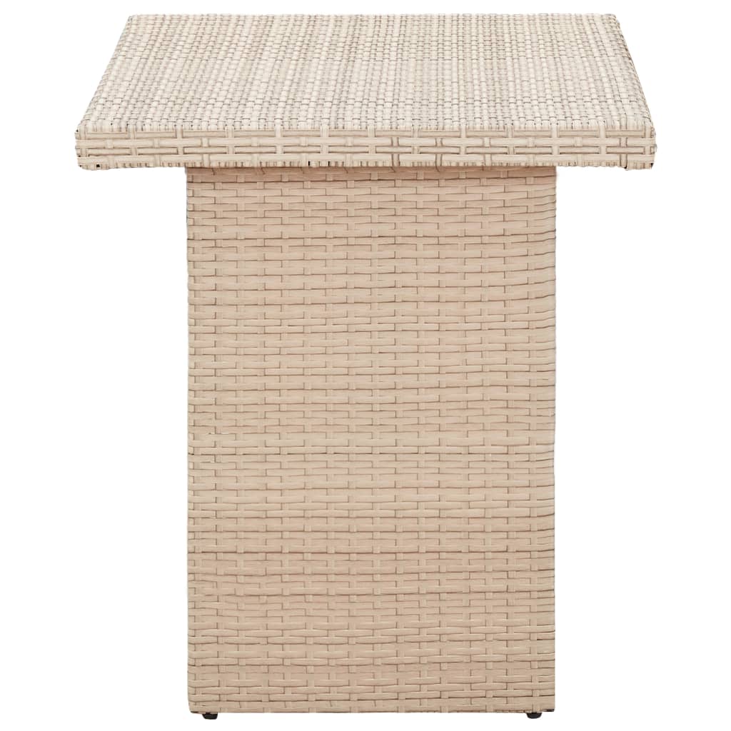 Tuintafel 110x60x67 cm poly rattan