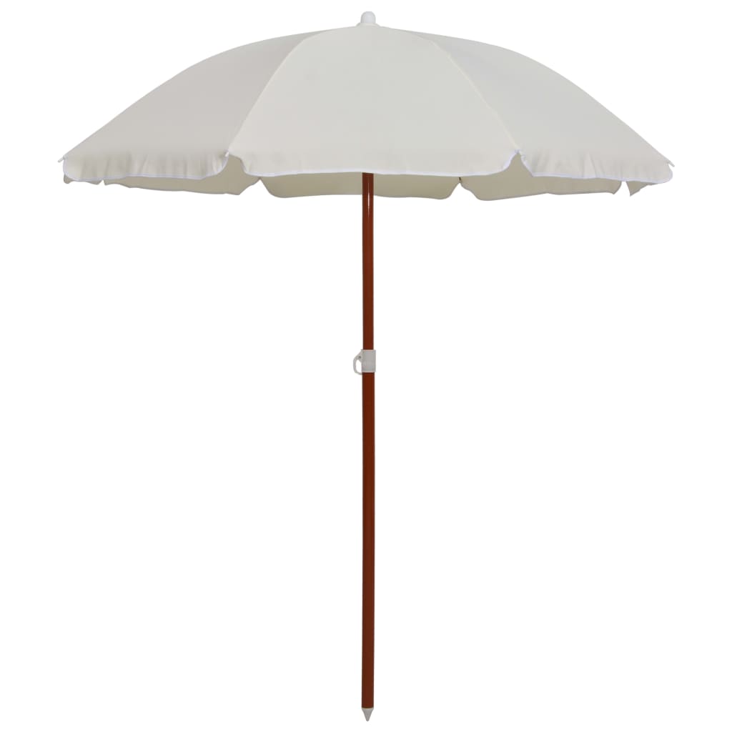 Parasol avec mât en acier 180 cm