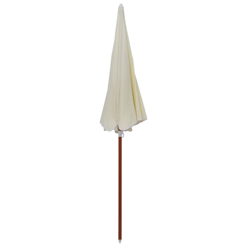 Parasol avec mât en acier 180 cm