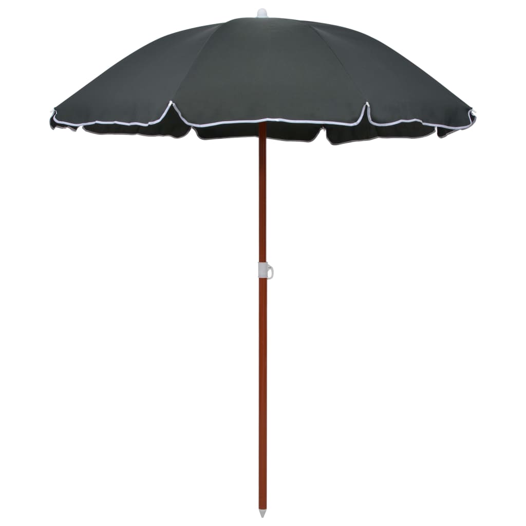 Parasol avec mât en acier 180 cm