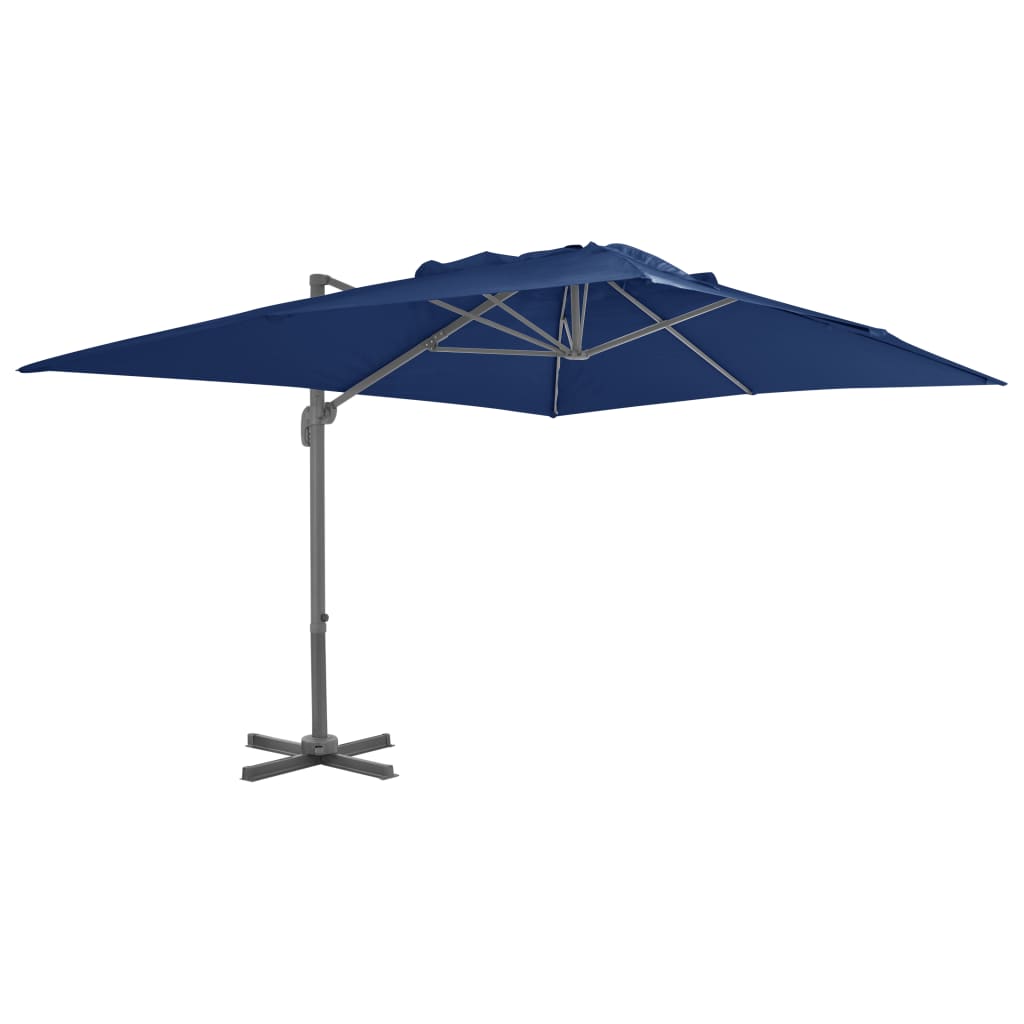 Zweefparasol met aluminium paal 300x300 cm