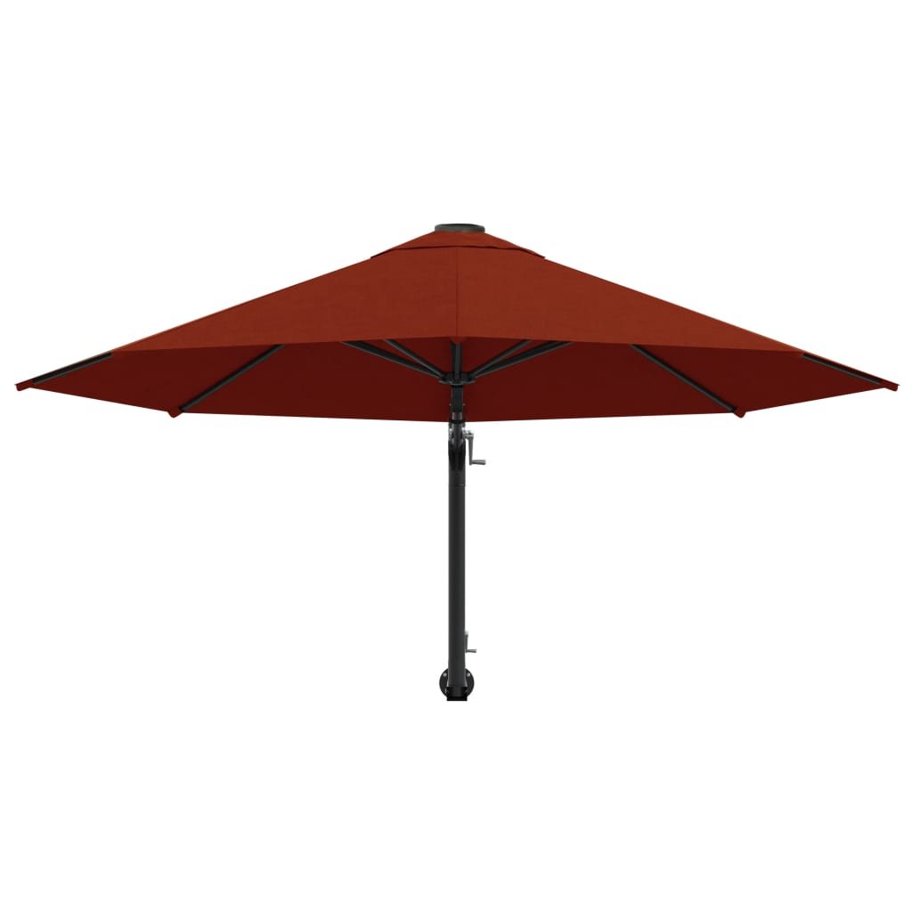 Wandparasol met metalen paal 300 cm