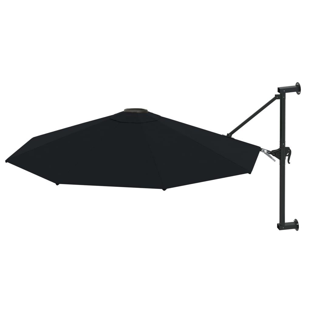 Wandparasol met metalen paal 300 cm