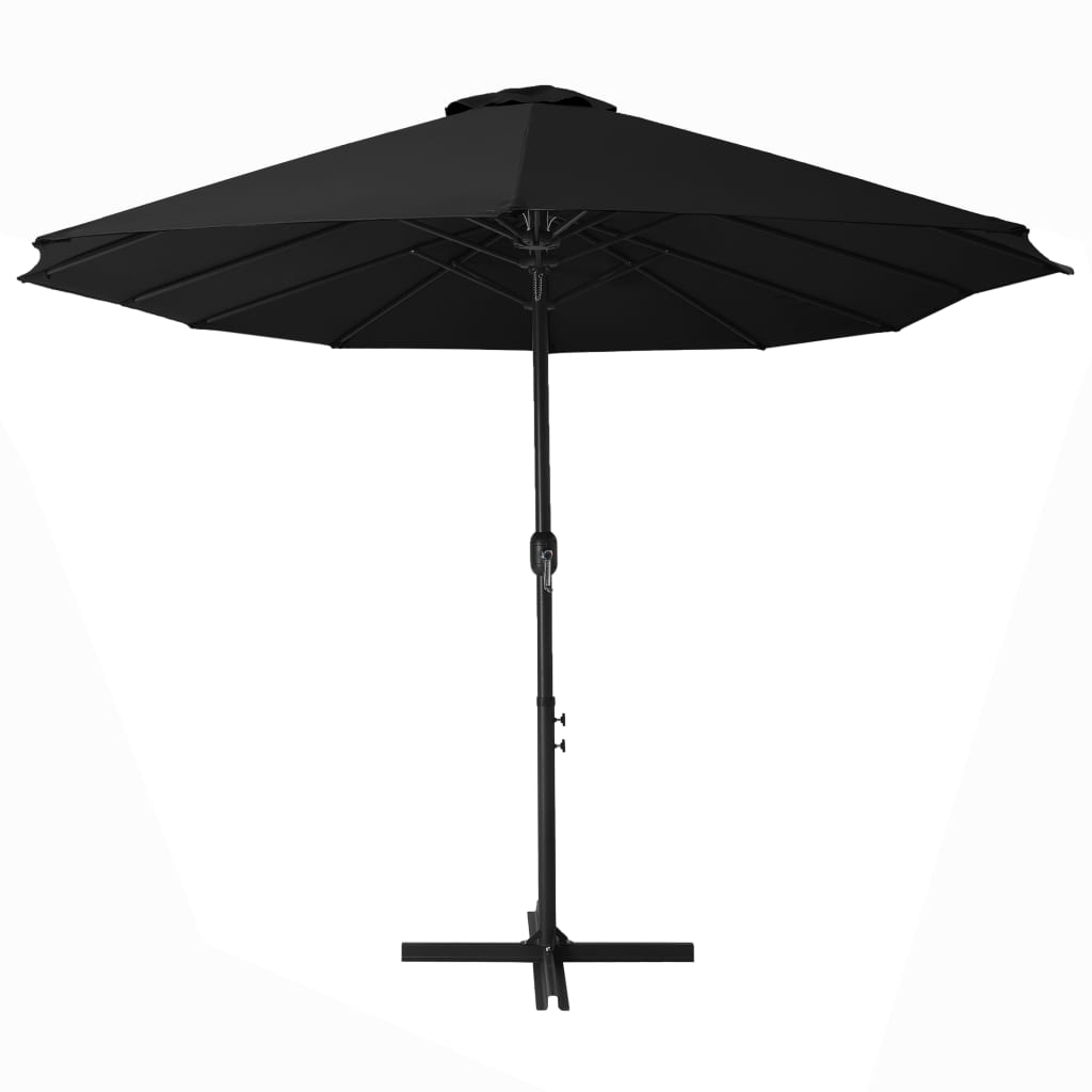 Parasol met aluminium paal 460x270 cm groen