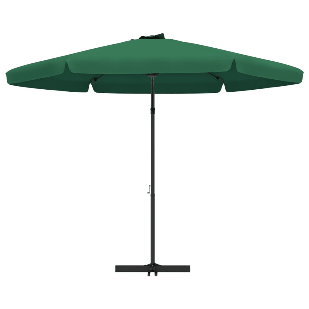 Parasol met stalen paal 300 cm azuurblauw