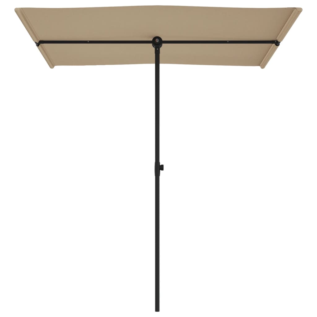 Parasol met aluminium paal 180x110 cm