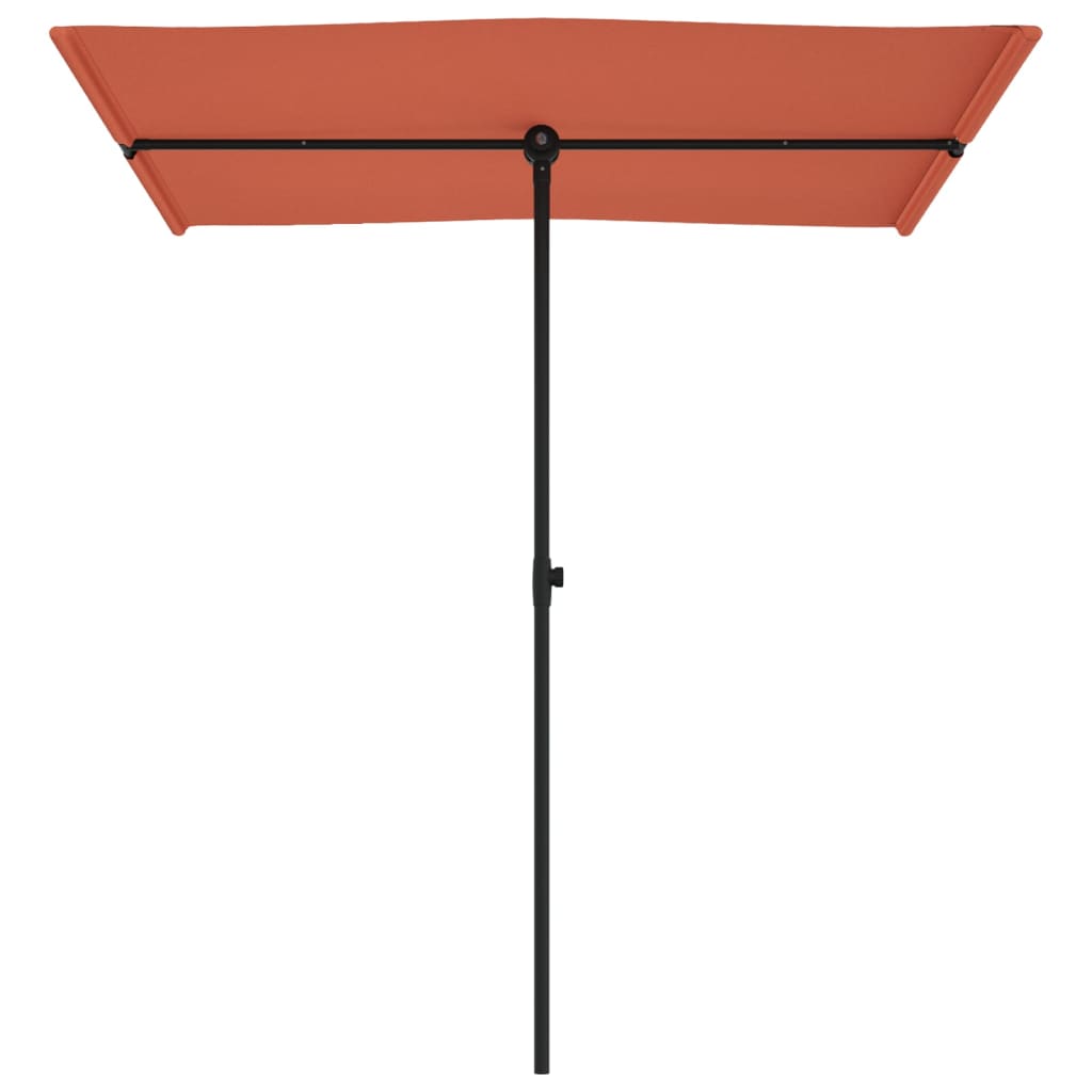 Parasol met aluminium paal 2x1,5 m