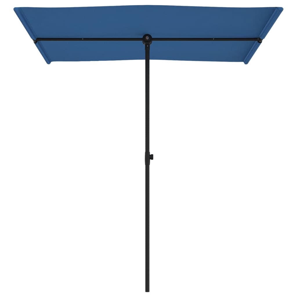 Parasol met aluminium paal 180x110 cm