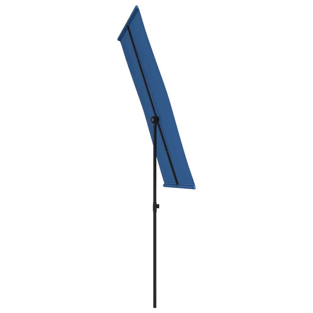 Parasol met aluminium paal 180x110 cm