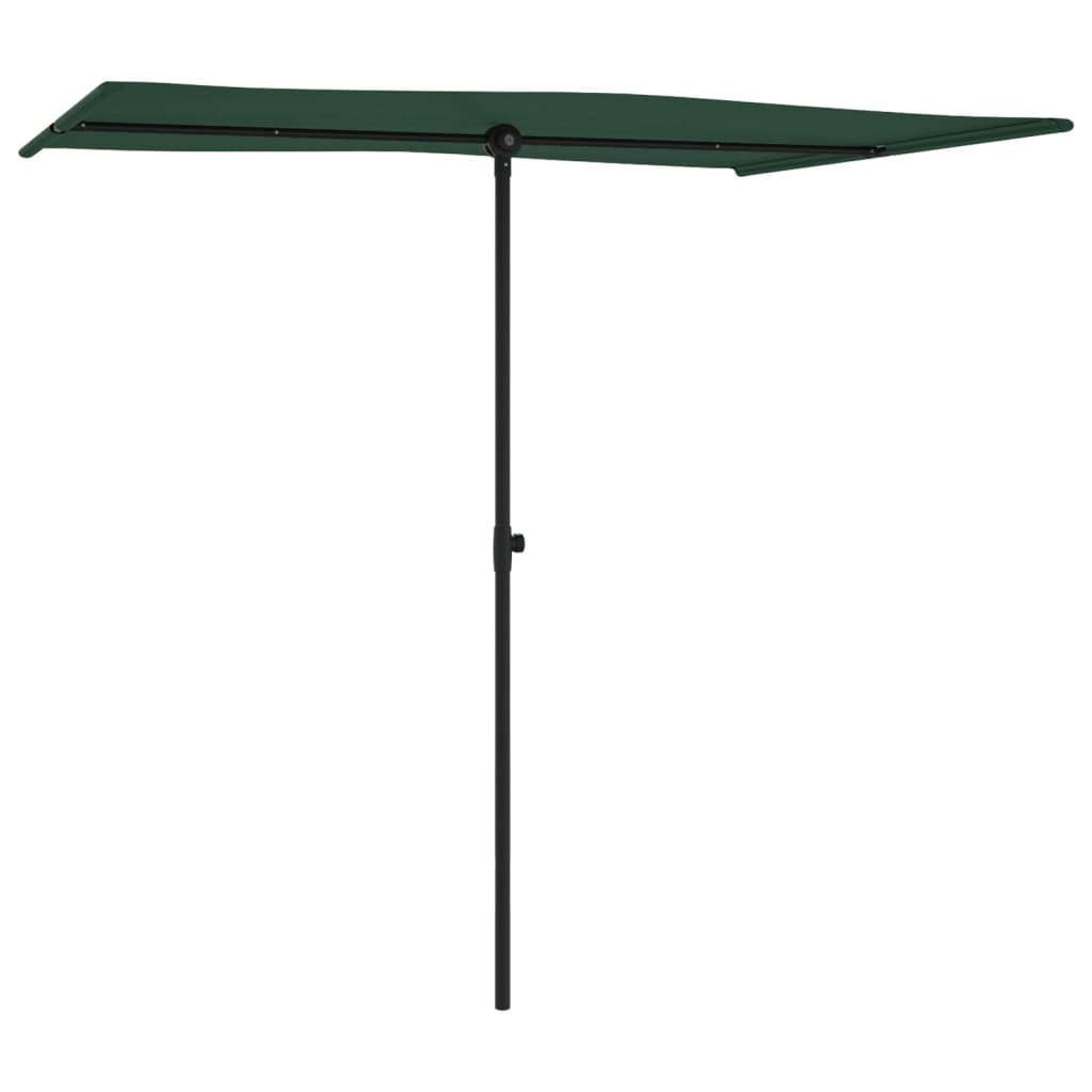 Parasol met aluminium paal 2x1,5 m