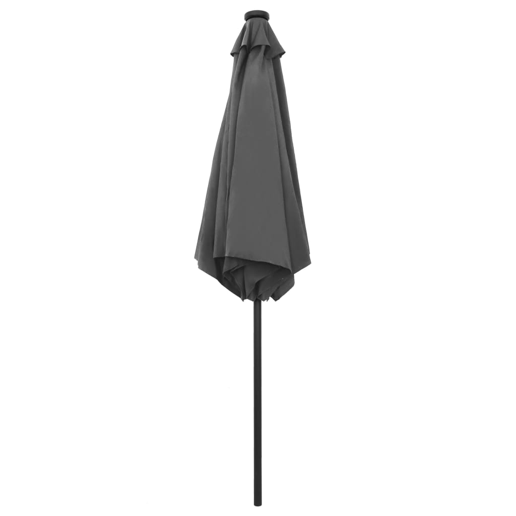 Parasol met LED-verlichting en aluminium paal 270 cm