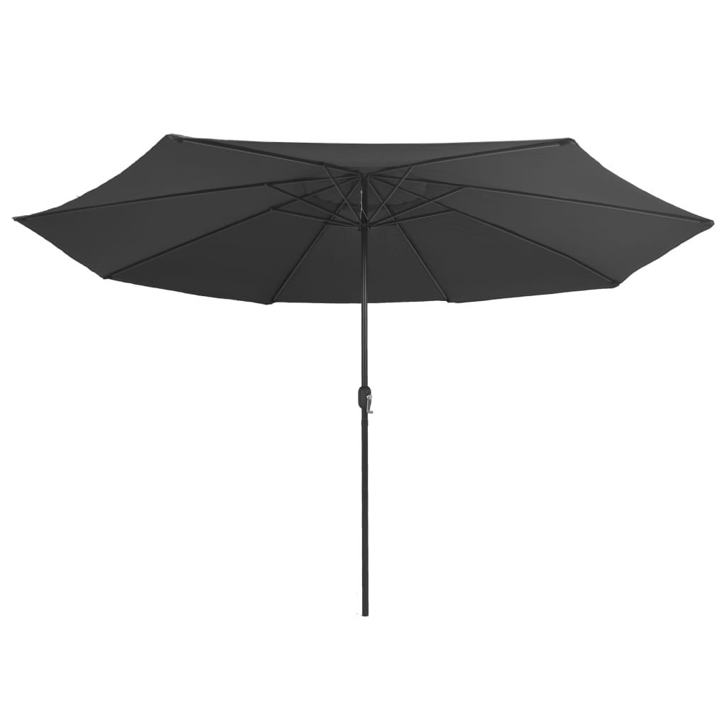 Parasol met metalen paal 390 cm antraciet