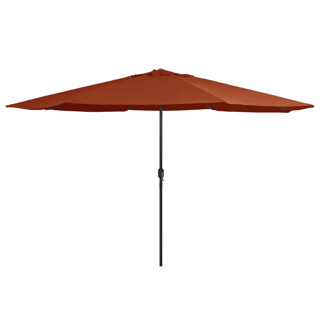 Parasol met metalen paal 390 cm antraciet