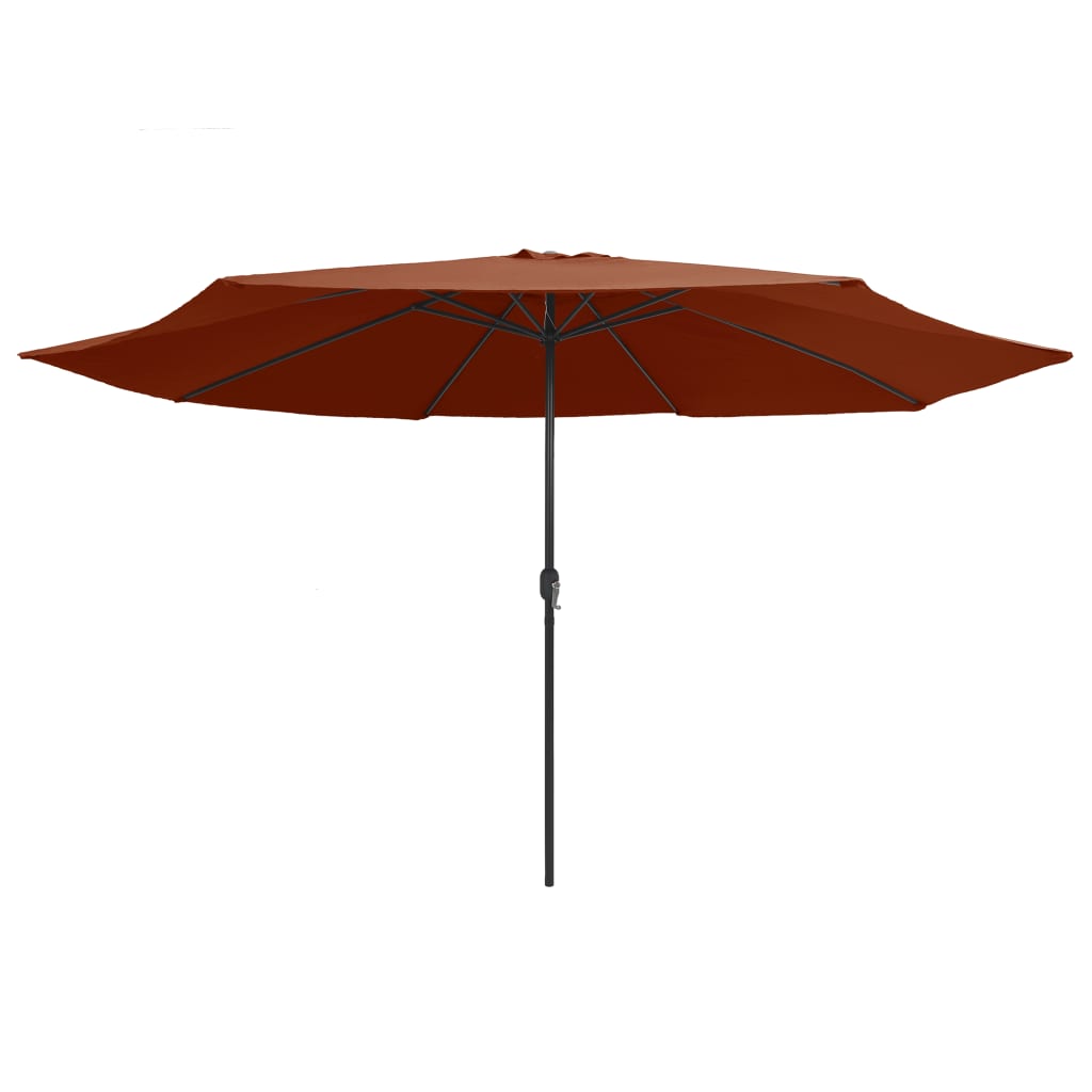 Parasol met metalen paal 390 cm antraciet