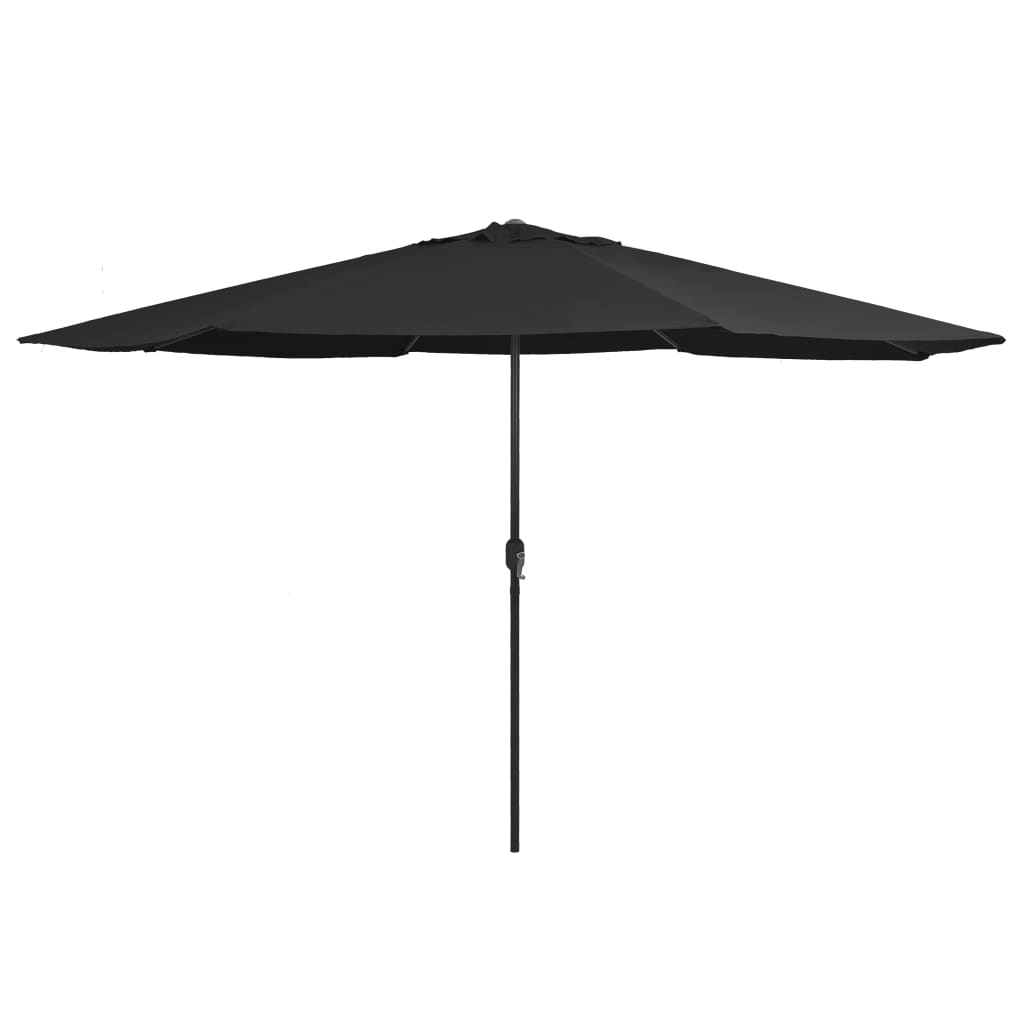 Parasol met metalen paal 390 cm azuurblauw