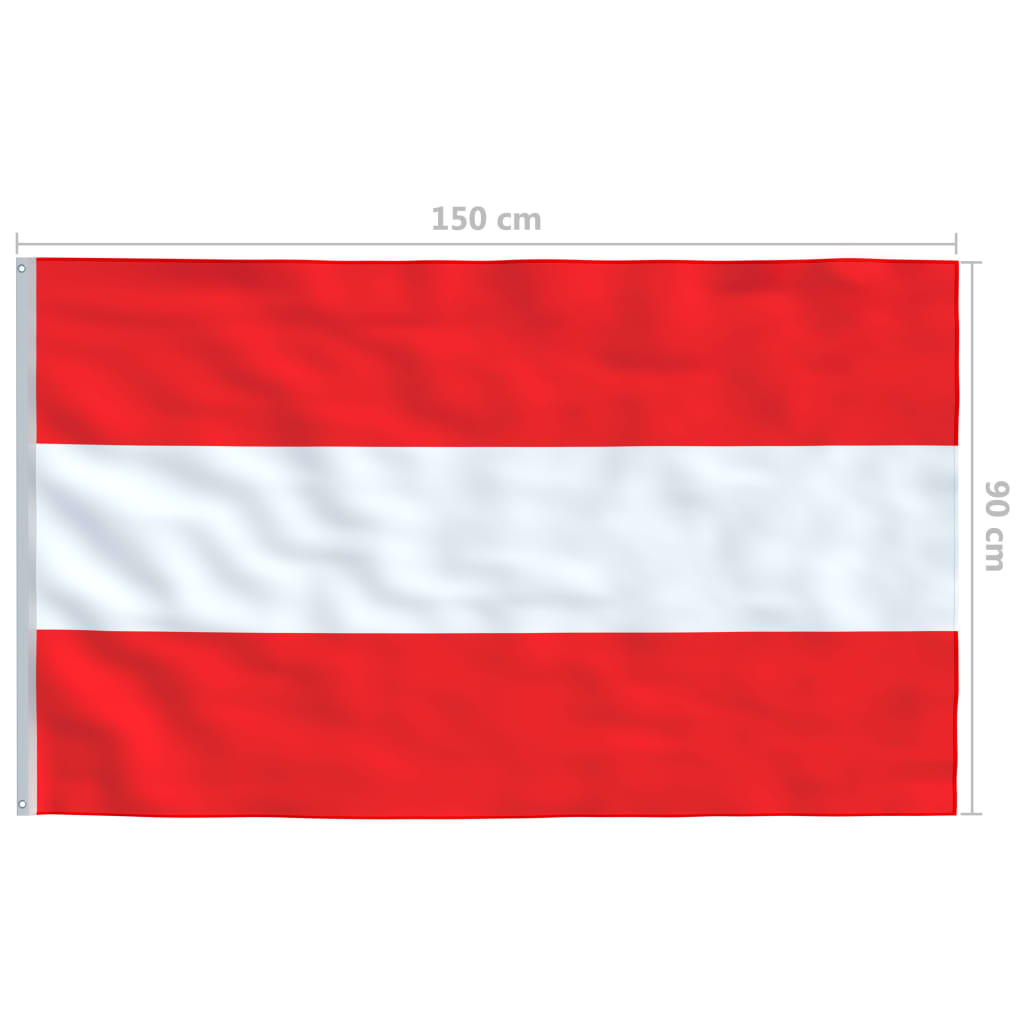 Vlag Turkije 90x150 cm