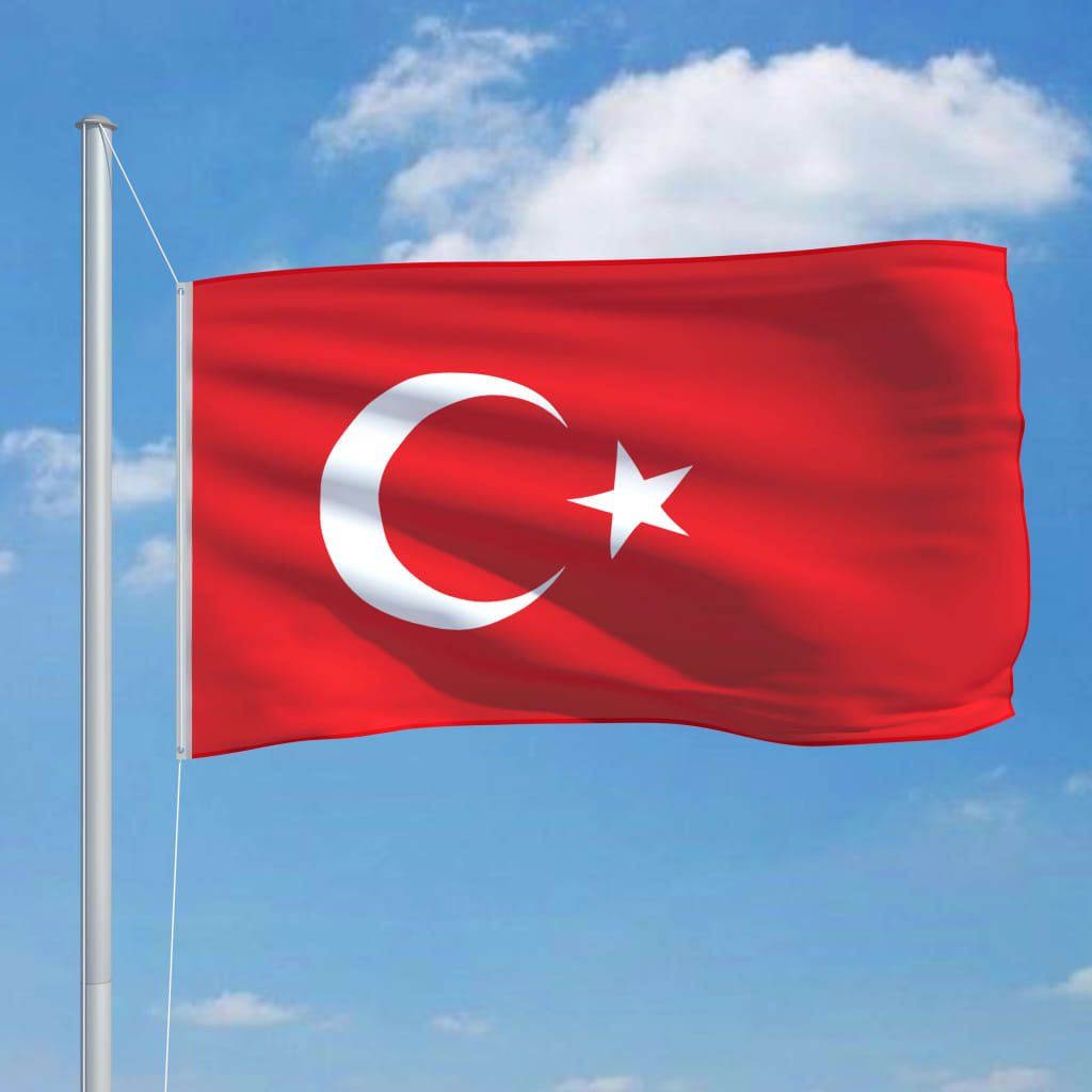 Vlag Turkije 90x150 cm