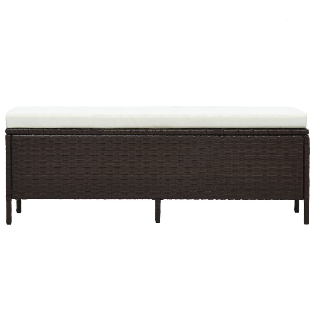 3-delige Loungeset met kussens poly rattan