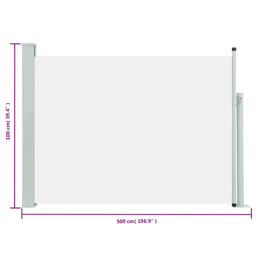 Paravent de jardin extensible 170x300 cm