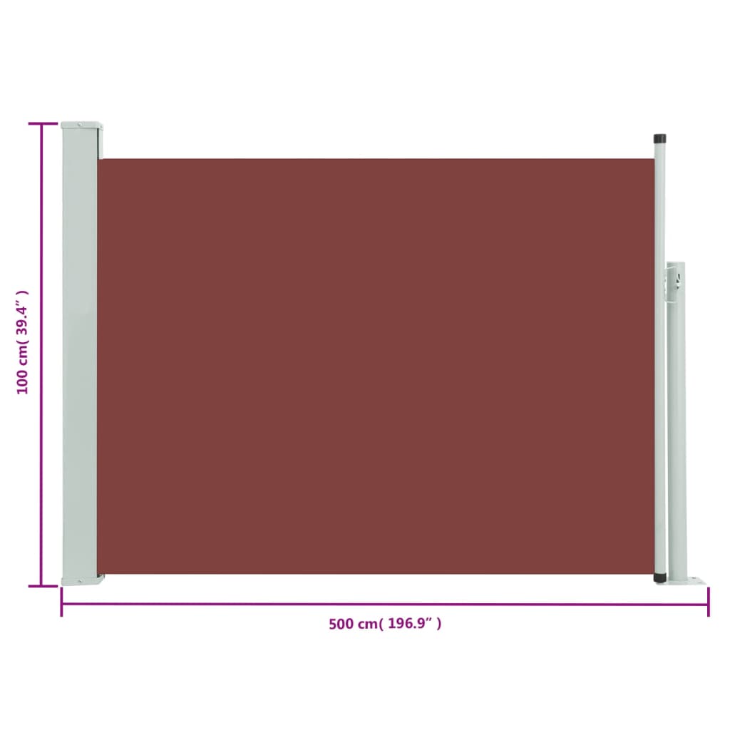 Paravent de jardin extensible 170x300 cm