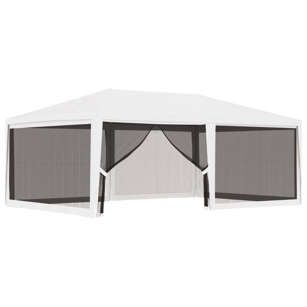 Partytent met 4 mesh zijwanden 4x3 m