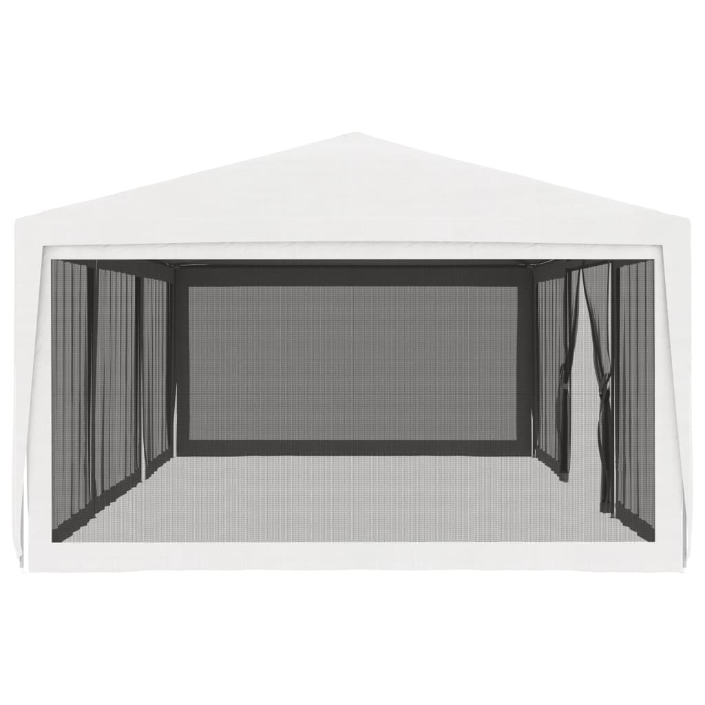 Partytent met 10 mesh zijwanden 12x3 m