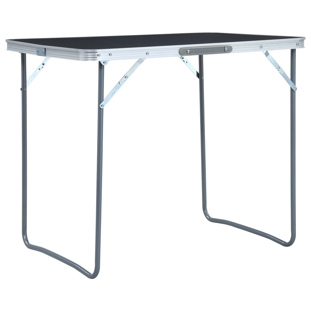 Campingtafel inklapbaar met metalen frame 80x60 cm