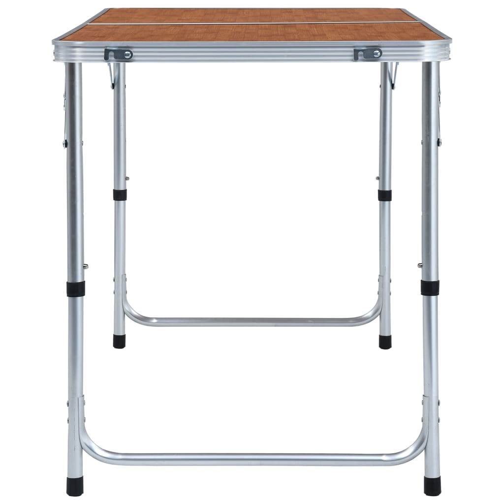 Table de camping pliante 240x60 cm aluminium