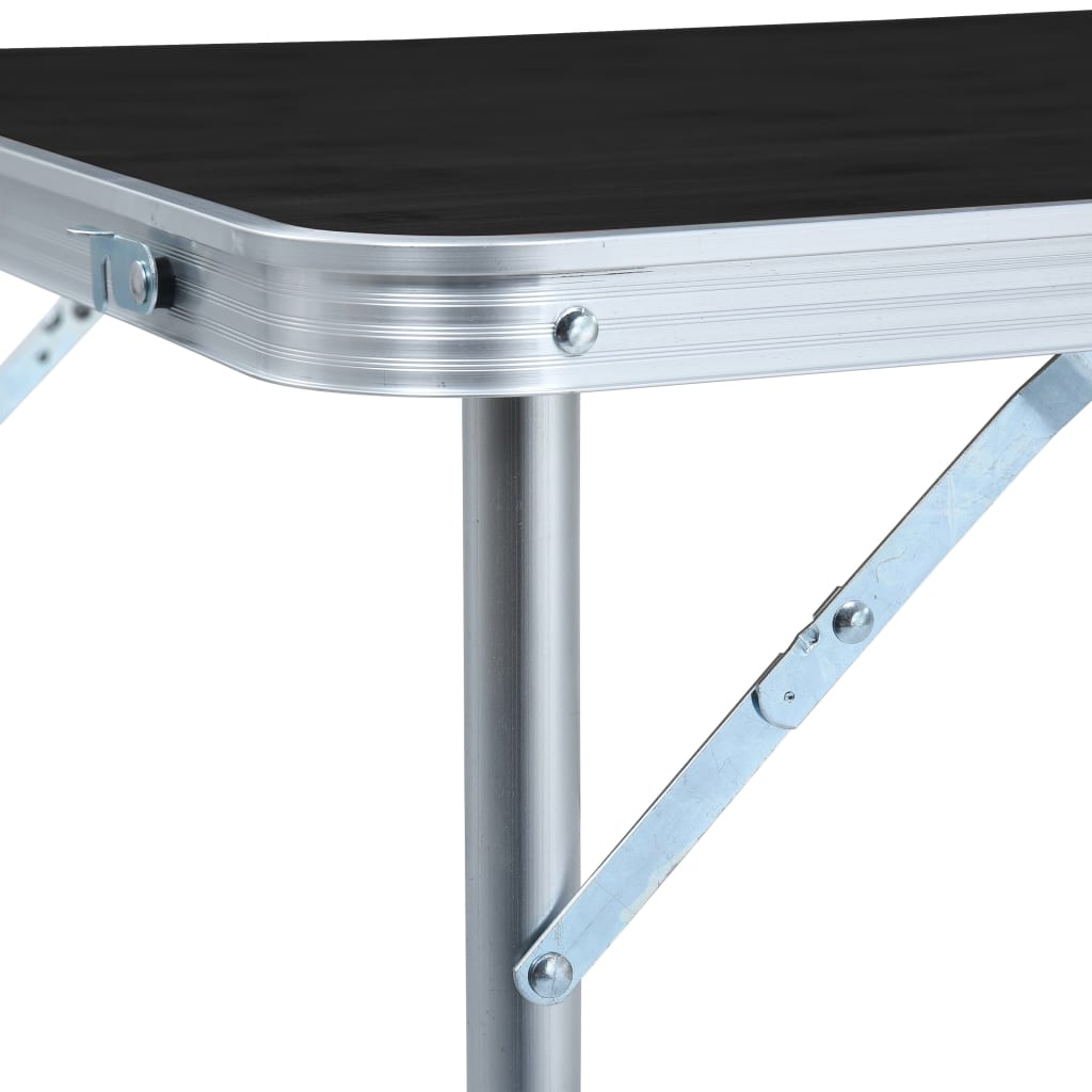 Table de camping pliante 240x60 cm aluminium