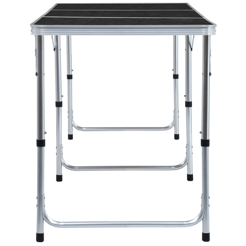 Table de camping pliante 240x60 cm aluminium