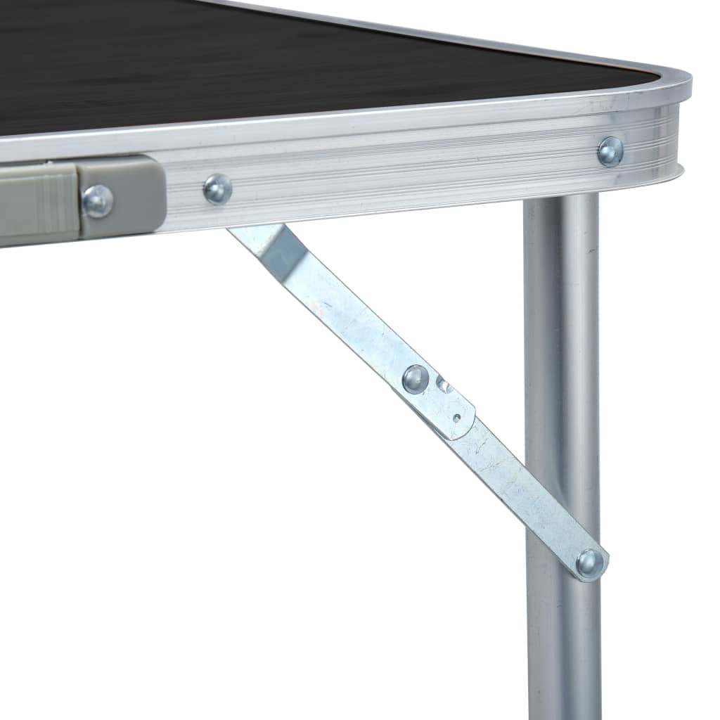 Table de camping pliante 240x60 cm aluminium