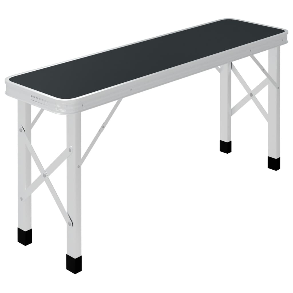 Campingtafel inklapbaar met 2 banken aluminium