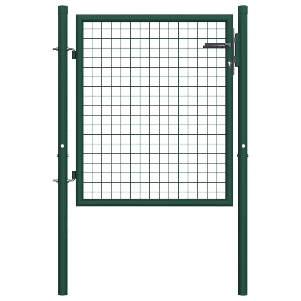 Poort 100x200 cm staal groen