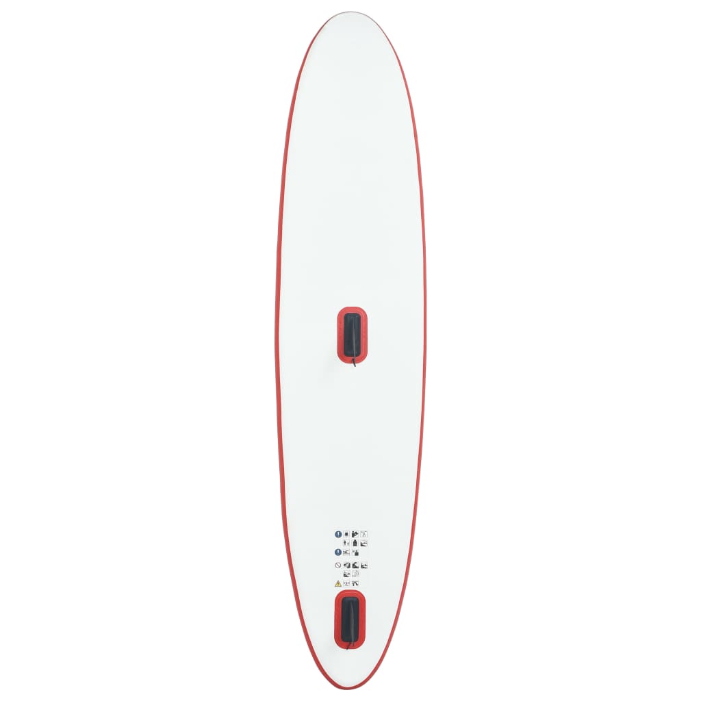 Stand Up Paddleboard gonflable avec jeu de voiles et blanc