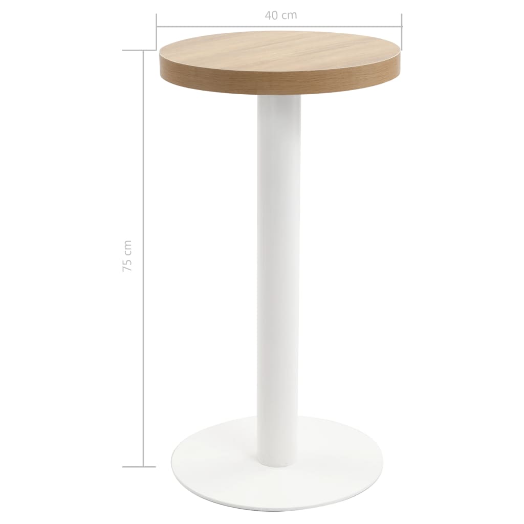 Table bistro 60 cm MDF