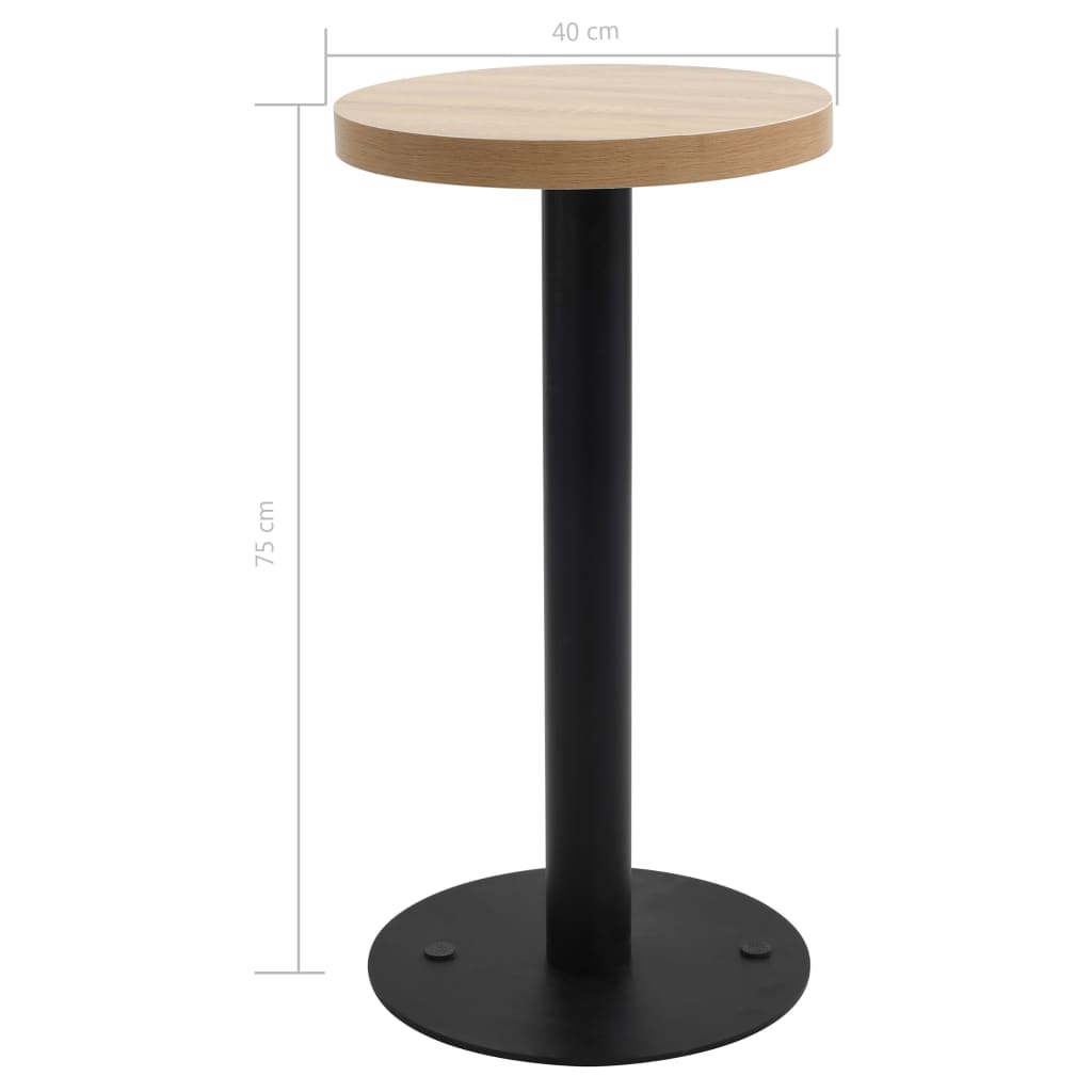 Table bistro 60 cm MDF