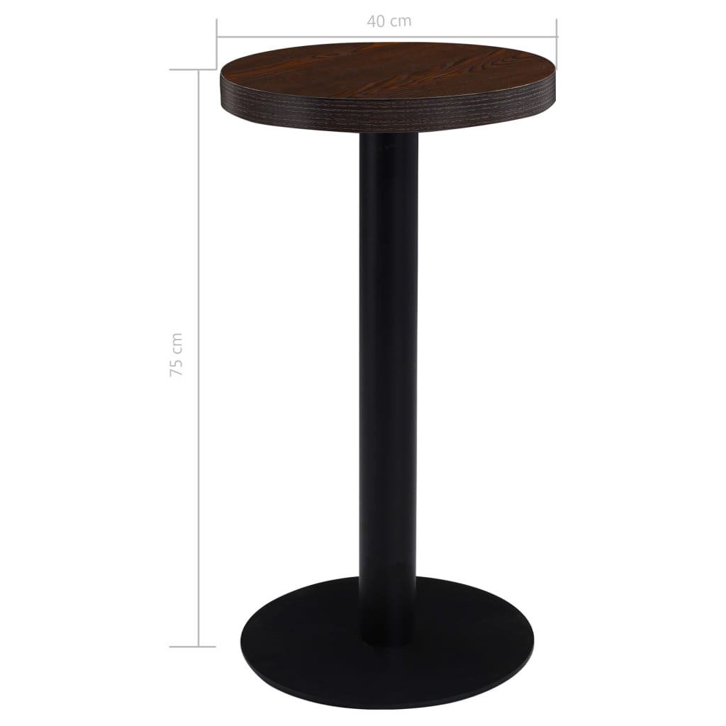 Table bistro 50 cm MDF