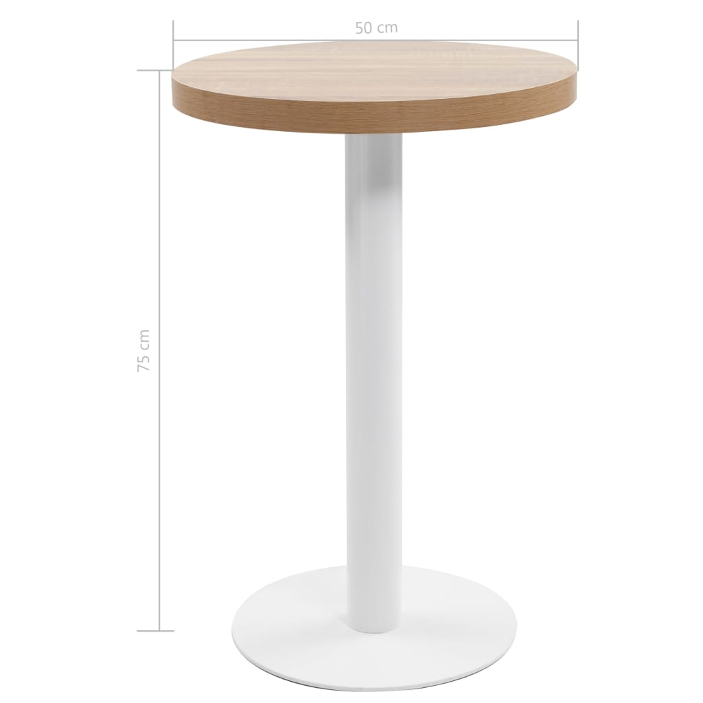 Table bistro 60 cm MDF