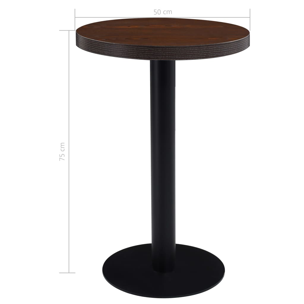 Table bistro 60 cm MDF