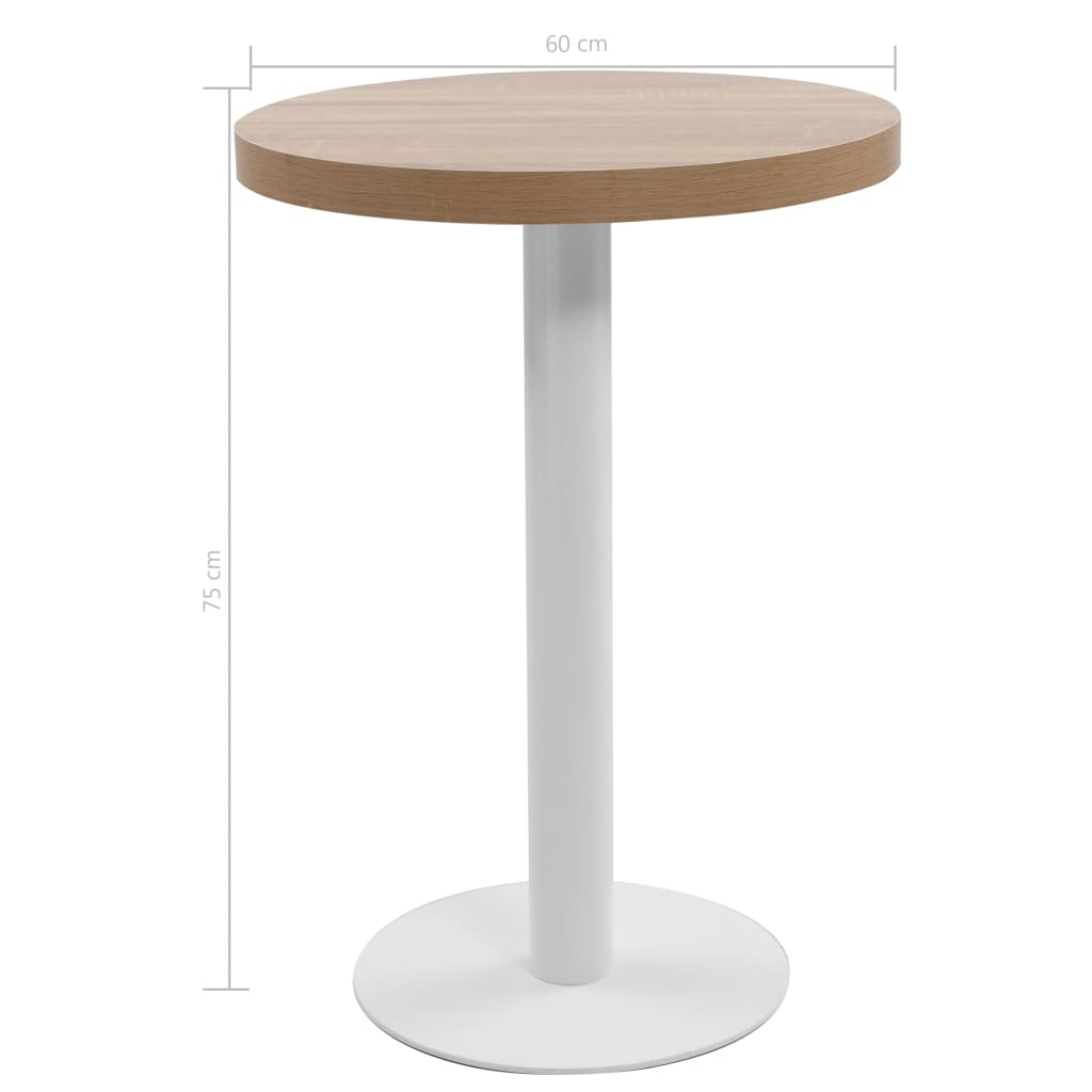 Table bistro 60 cm MDF